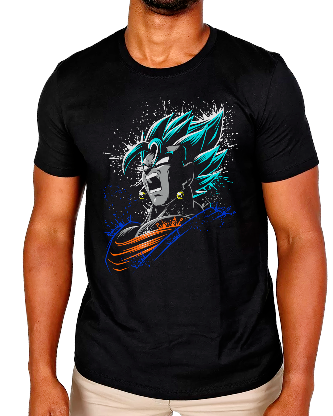 Nome do produto: T-Shirt Masculino Gogeta Deus