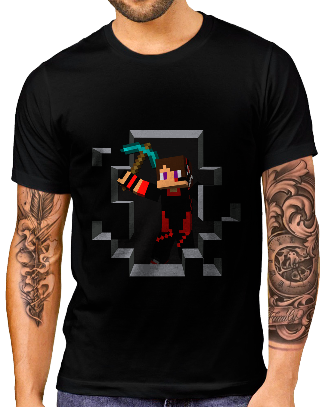 Nome do produto: T-Shirt Masculino DKBinho quebrando Parede