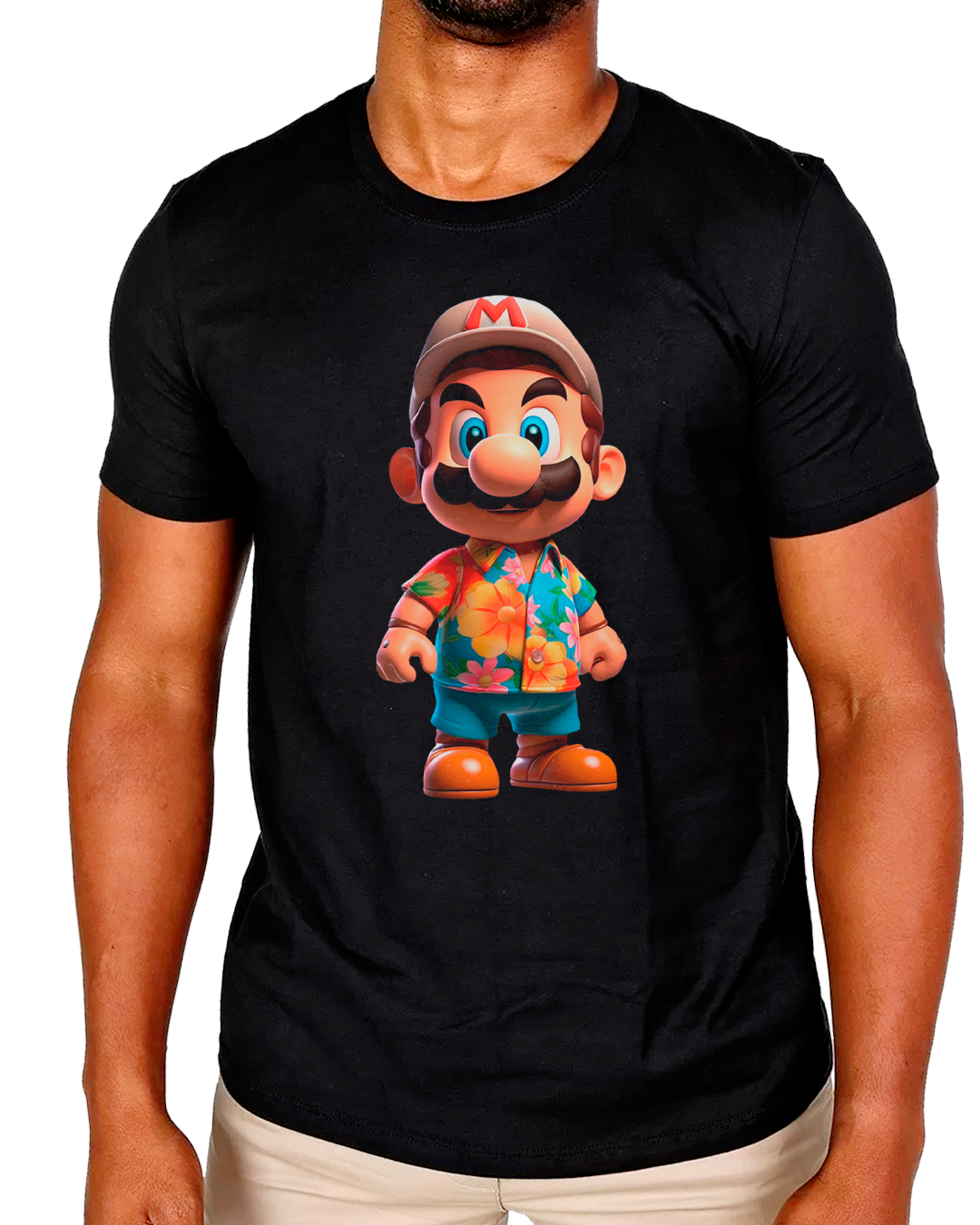 Nome do produto: T-Shirt Masculino Mario Ferias
