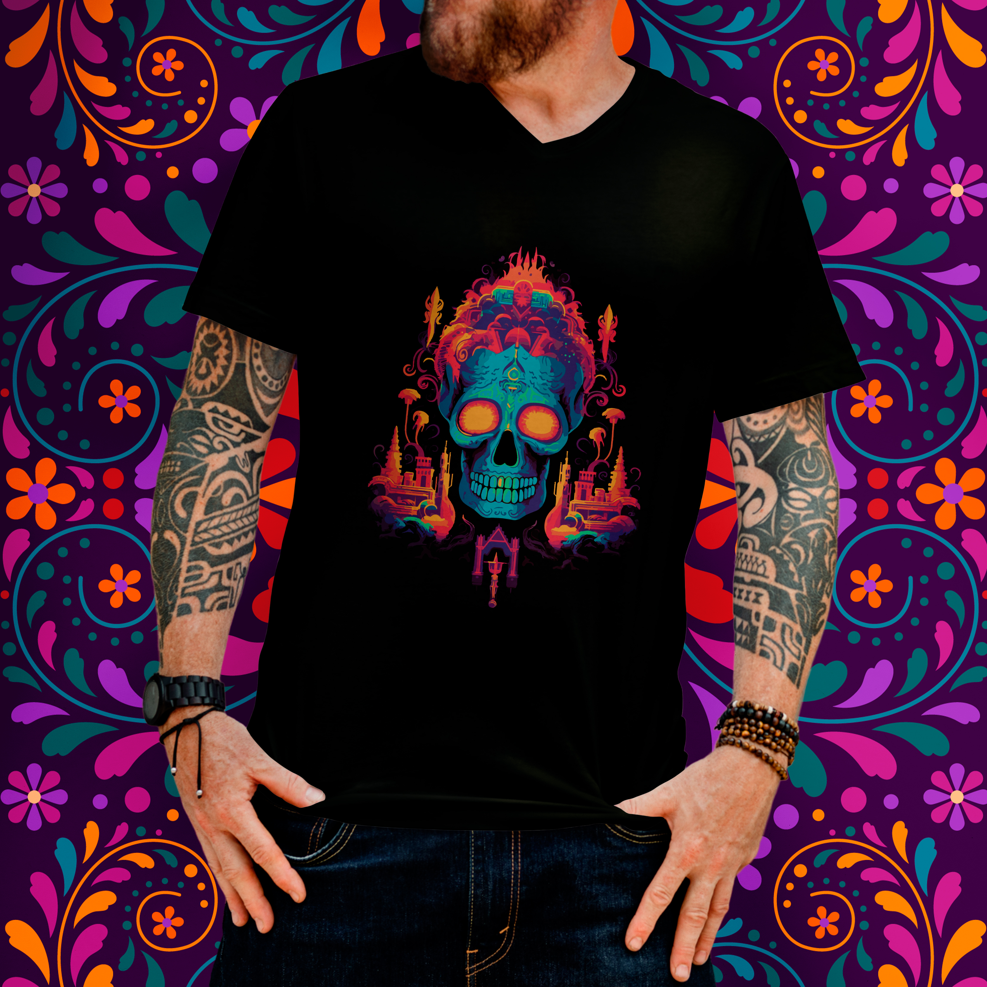 Nome do produto: Caveira Mexicana: Cores, Sorrisos e a Celebração da Vida e da Morte