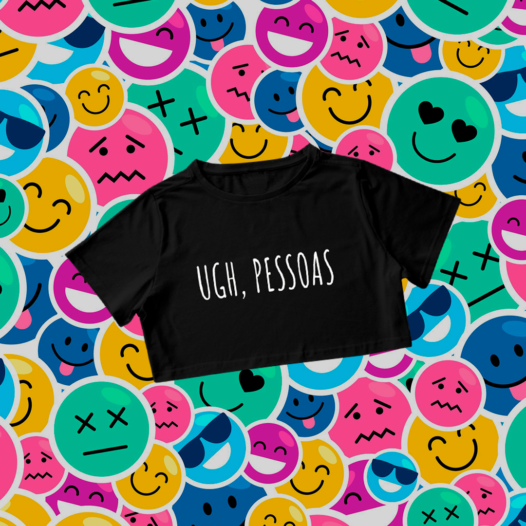 Nome do produto: Ugh, Pessoas Cropped para os Amantes da Introversão