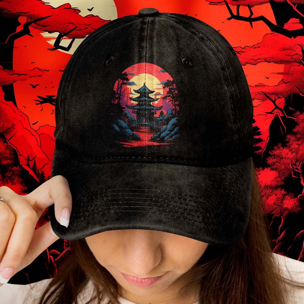 Nome do produto: Essência Japonesa: Elegância Cultural em um Bone Estilizado