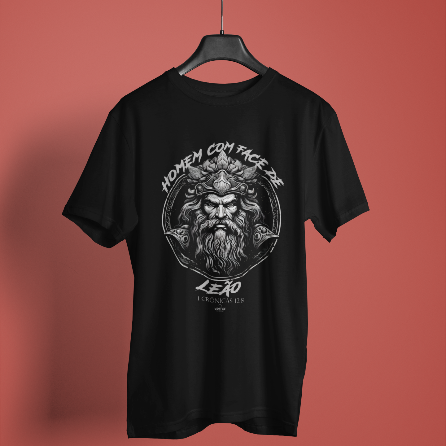 Nome do produto: HOMEM COM FACE DE LEÃO