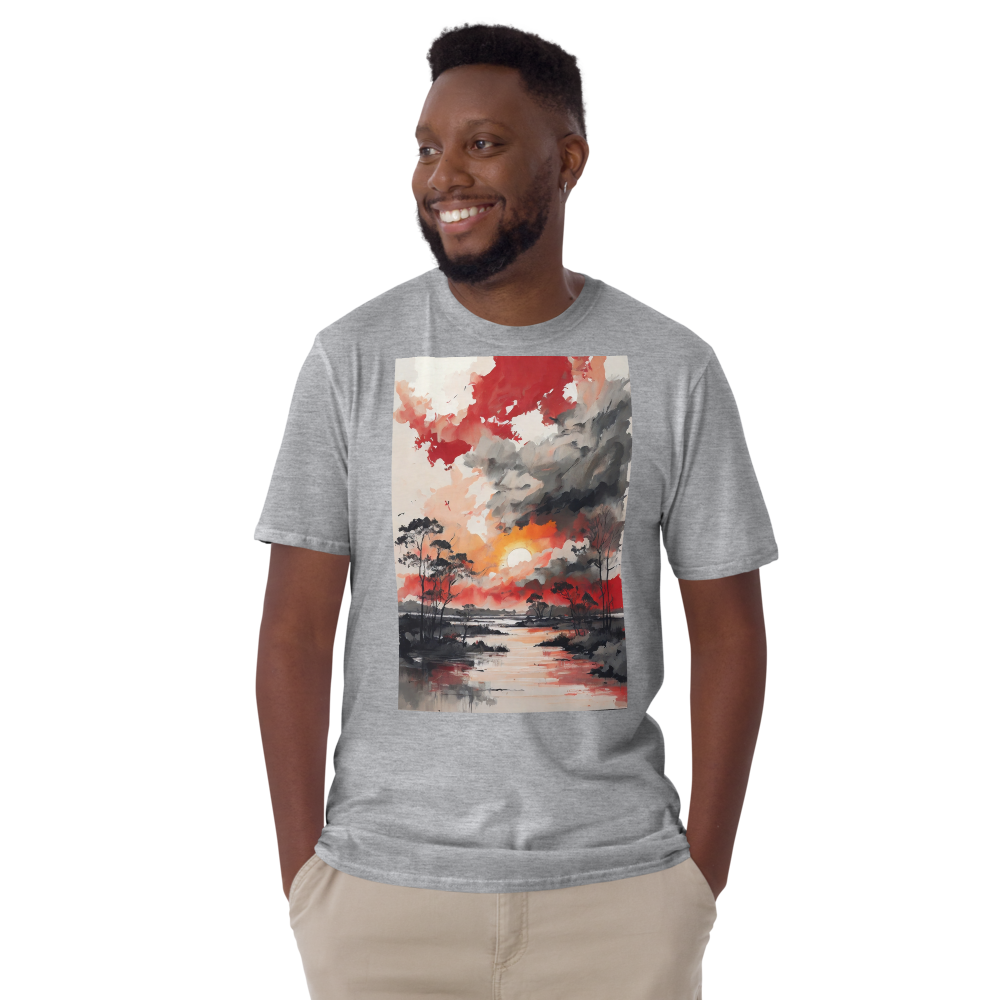 Nome do produto: Camiseta Paisagem Idílica