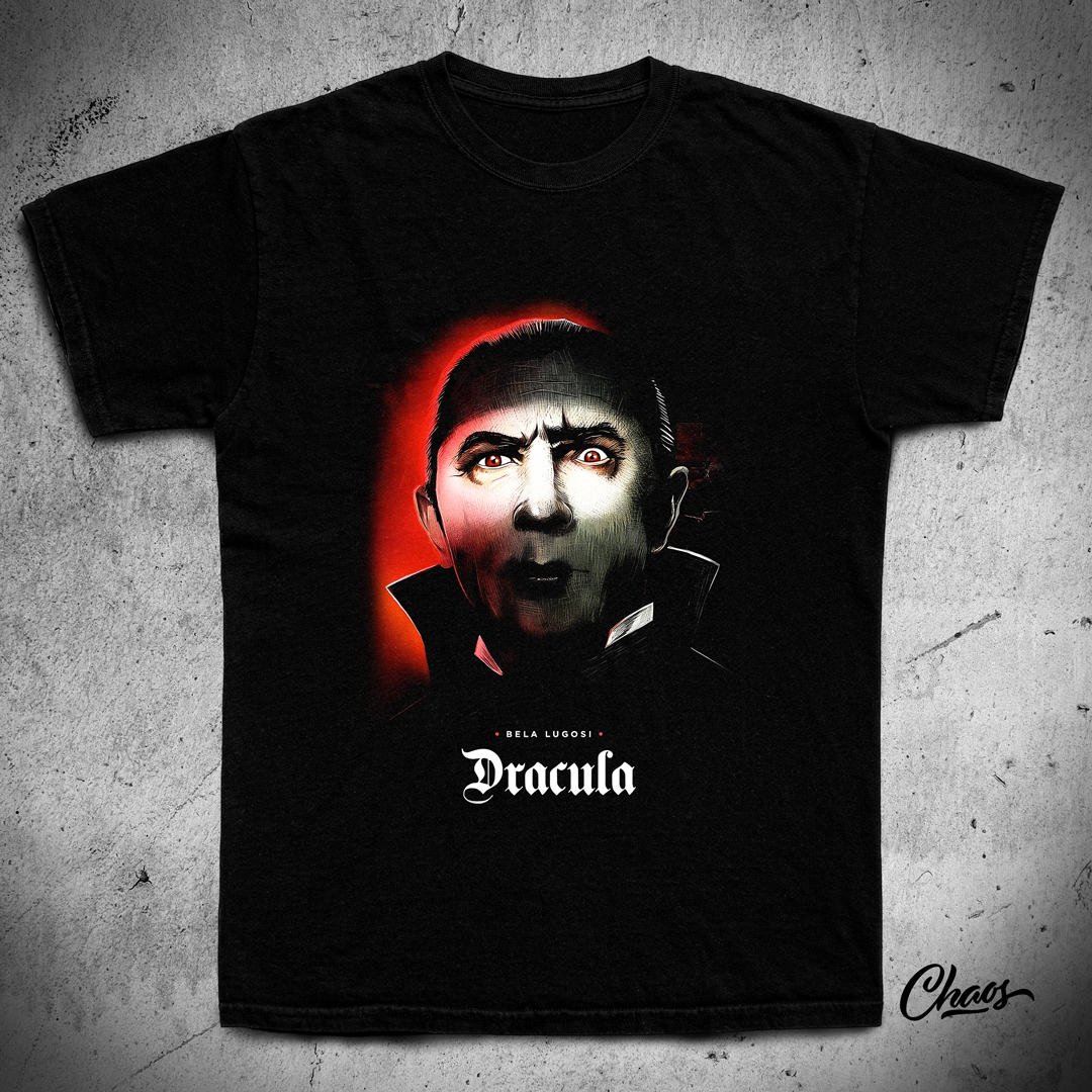 Nome do produto: Camiseta Drácula Bela Lugosi