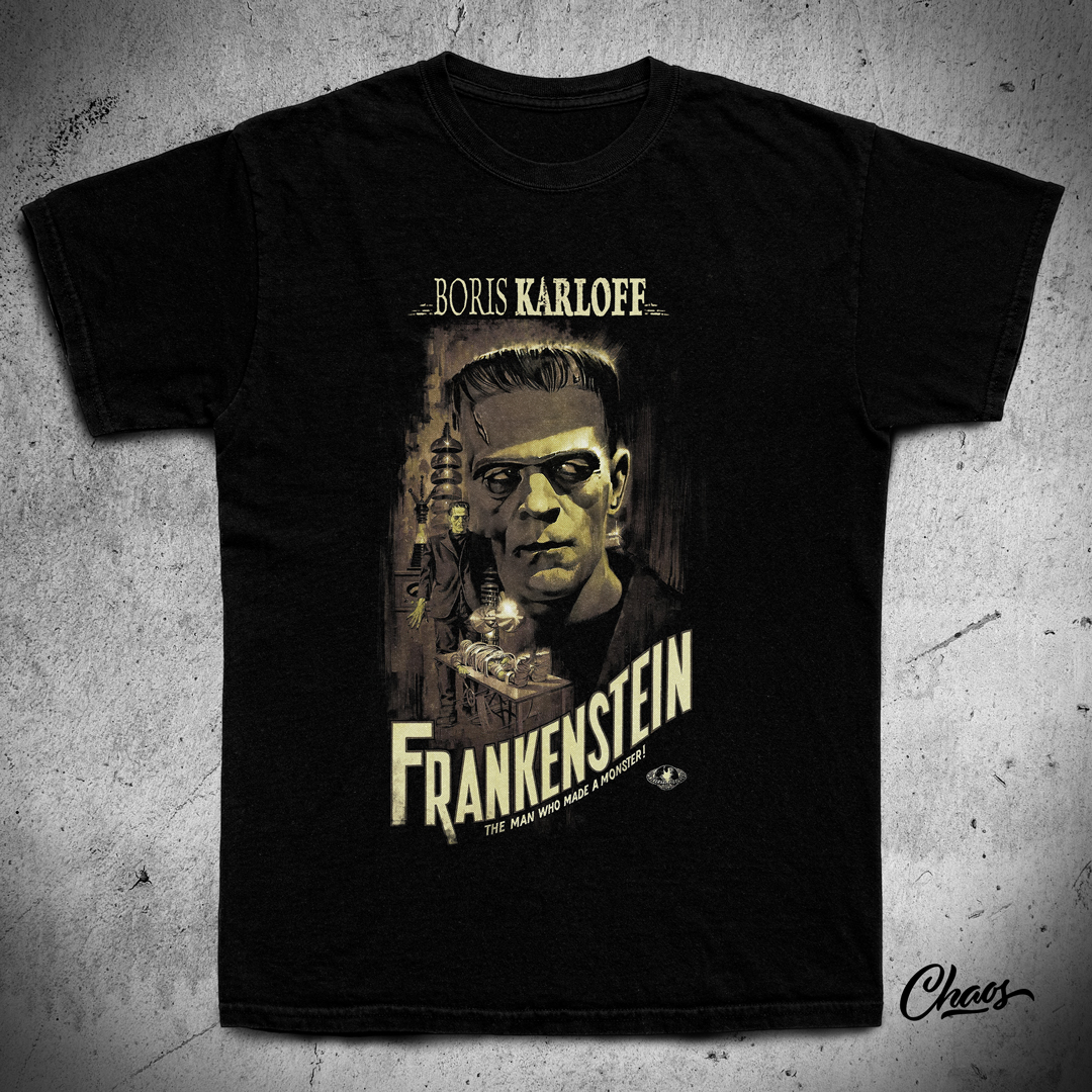 Nome do produto: Camiseta Frankenstein The Man Who Made a Monster!