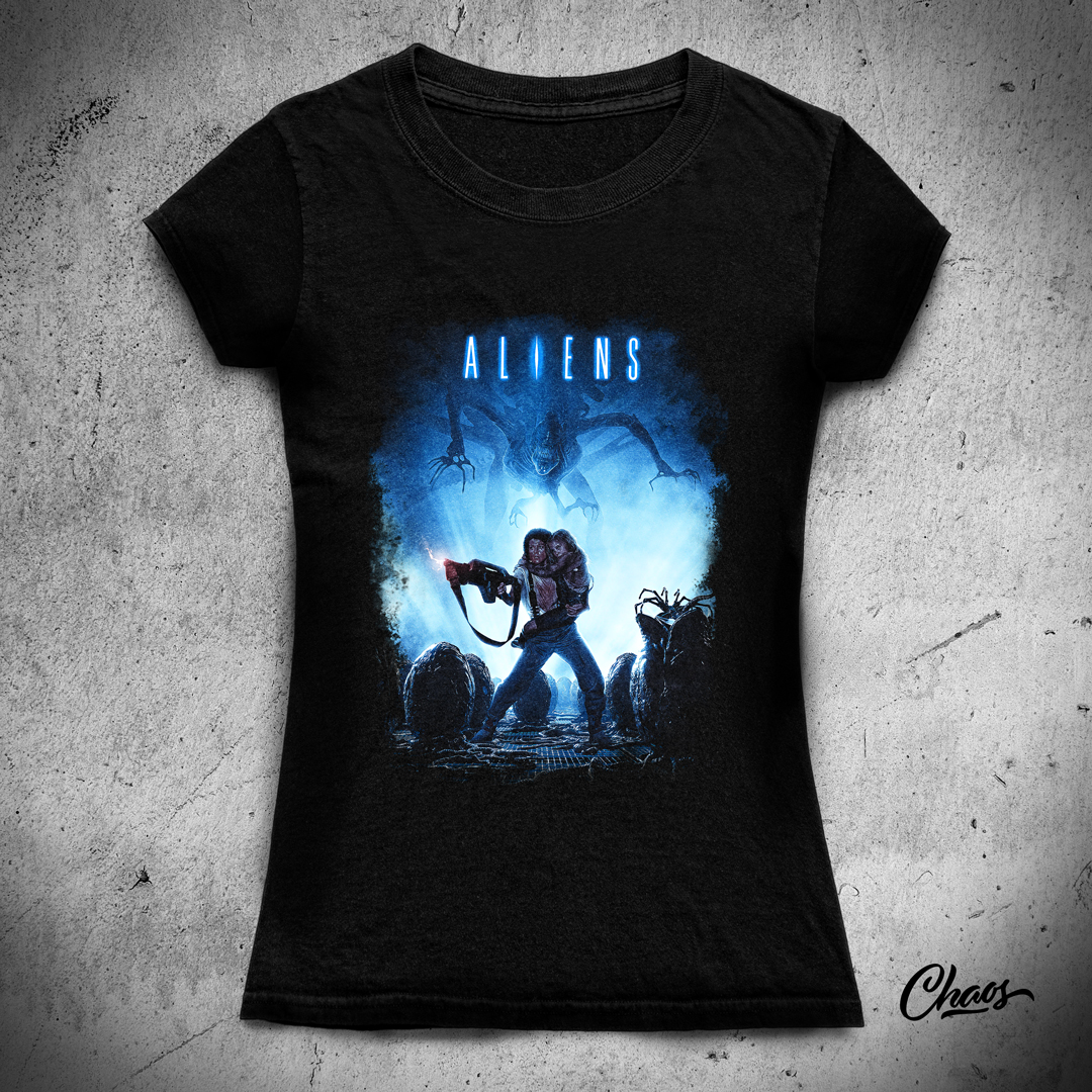 Nome do produto: Camiseta Baby Long Aliens I