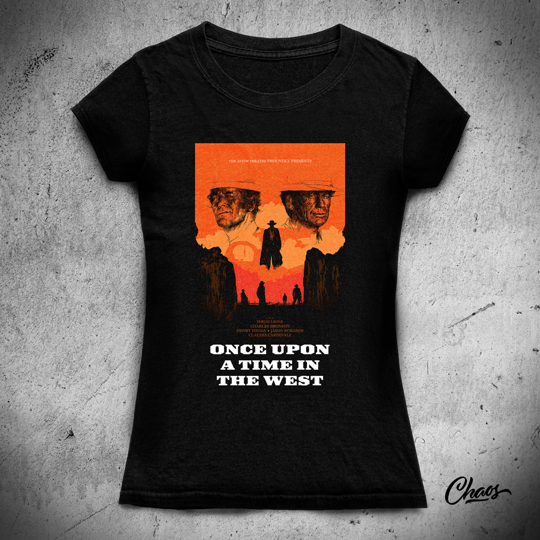 Nome do produto: Camiseta Baby Long Once Upon a Time in The West