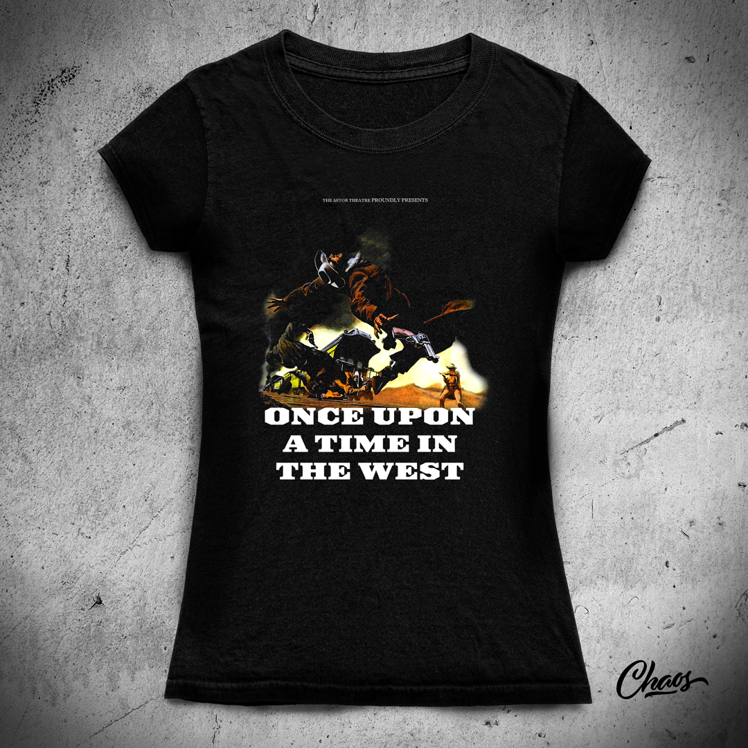 Nome do produto: Camiseta Baby Long Once Upon A Time In The West Duelo