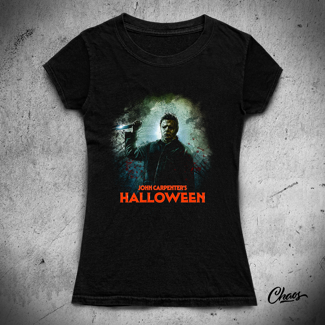 Nome do produto: Camiseta Baby Long  John Carpenter\'s Halloween