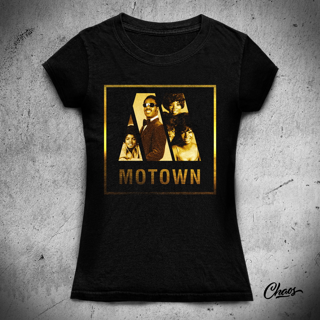 Nome do produto: Camiseta Baby Long Motown Gold