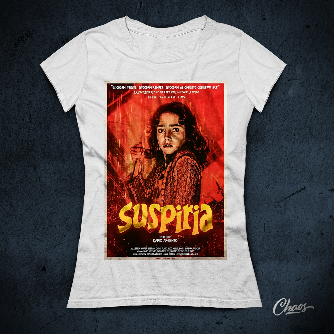 Nome do produto: Camiseta Baby Long Suspiria