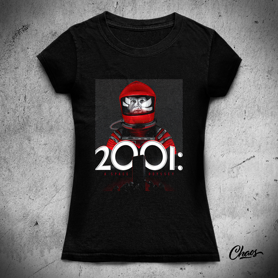 Nome do produto: Camiseta Baby Long 2001: A Space Odyssey