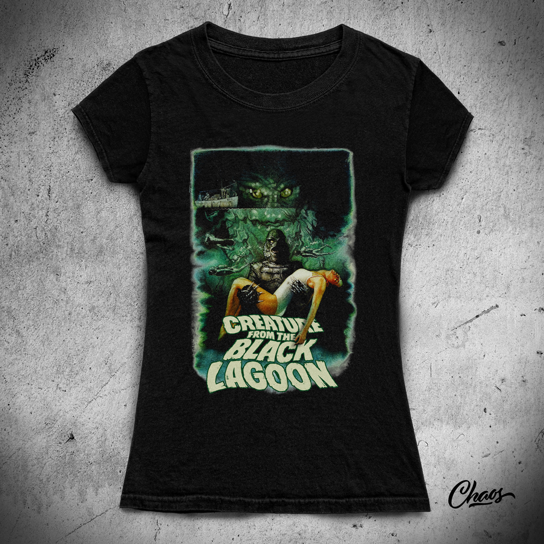 Nome do produto: Camiseta Baby Long Creature Of The Black Lagoon