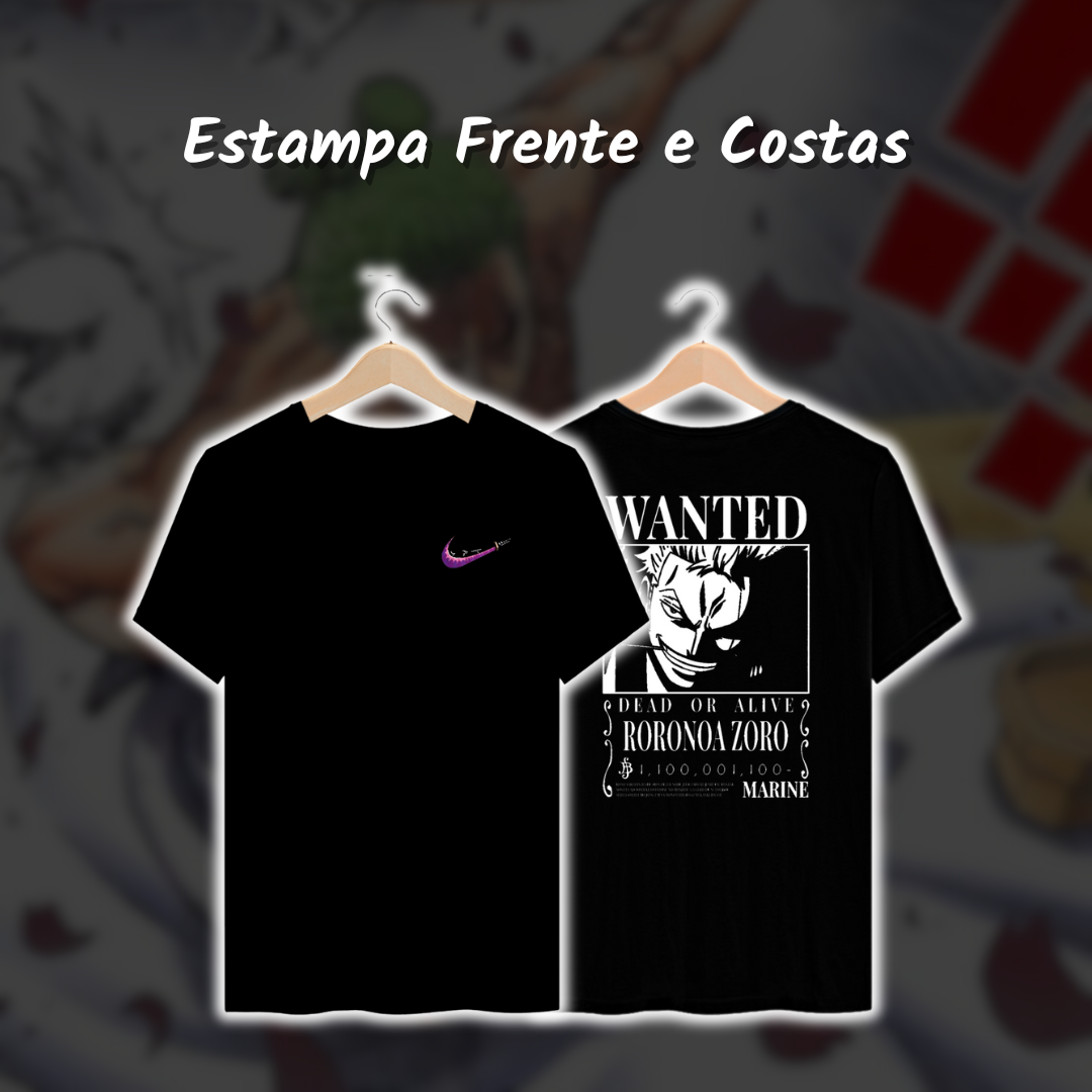 Nome do produto: Camiseta Zoro