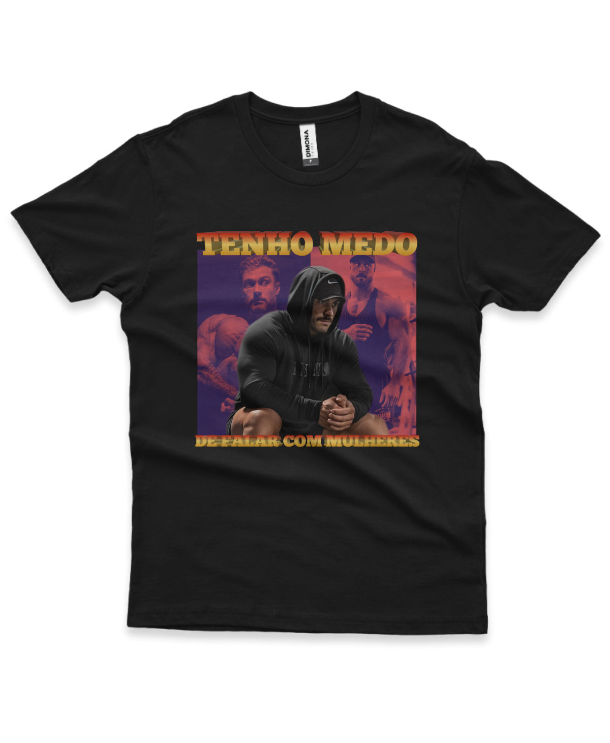 Camiseta Tenho Medo De Mulheres