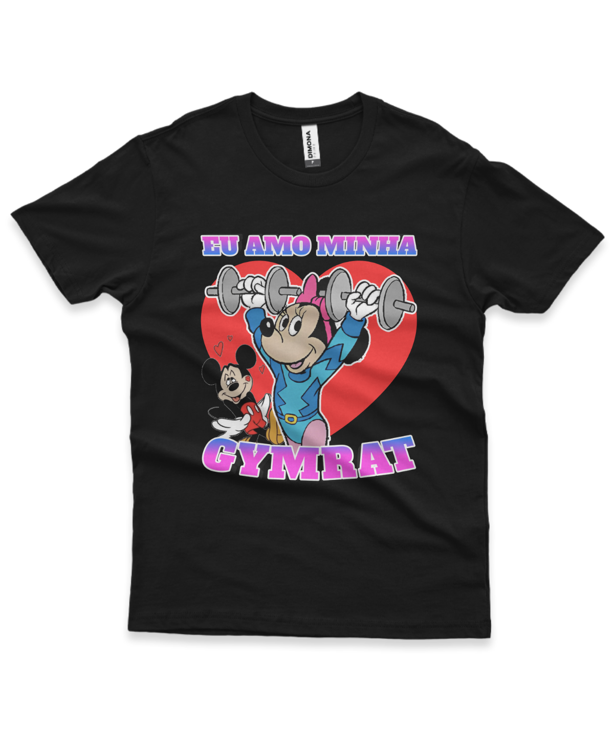 Camiseta Amo Minha Gymrat