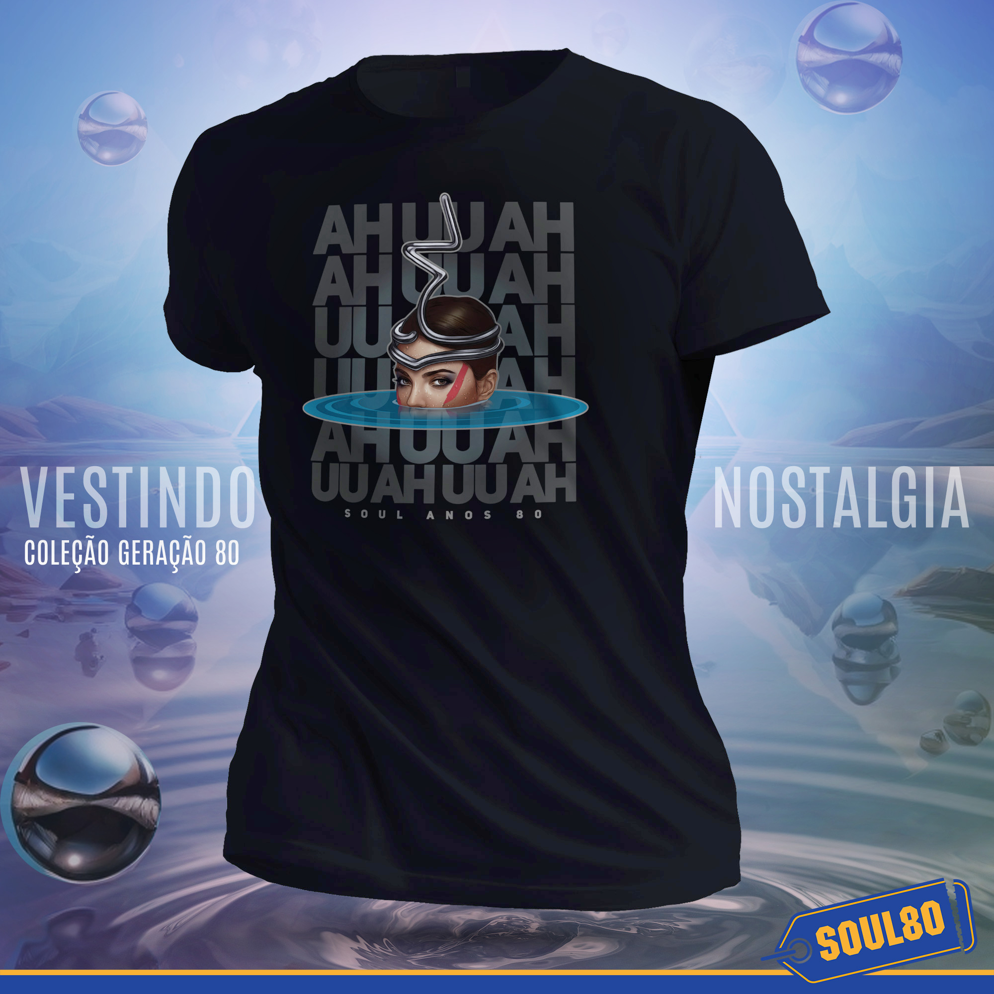 Nome do produto: Camiseta Fantástica - Geração Anos 80