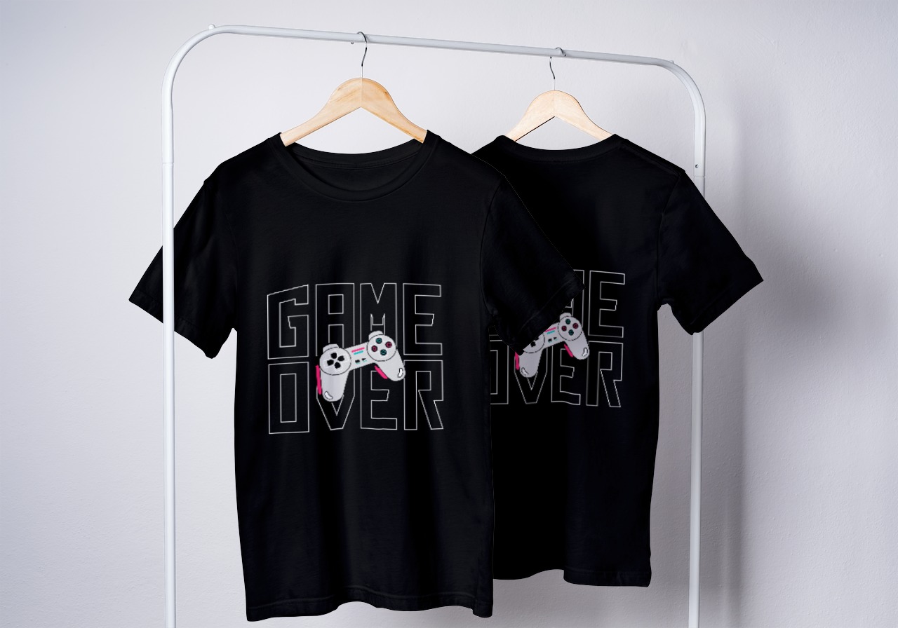 Nome do produto: Camiseta Masculina GAME OVER