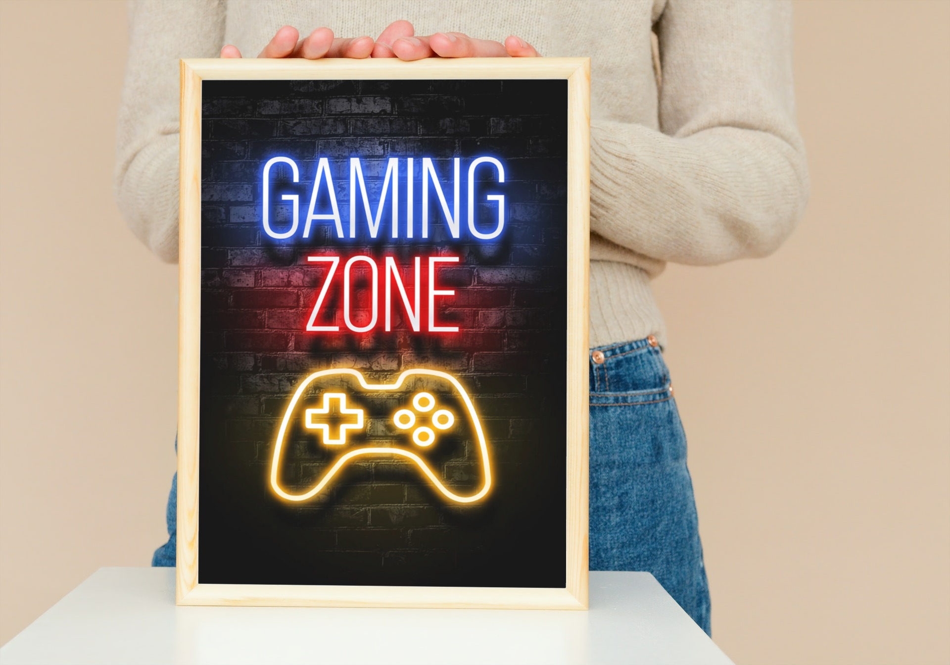 Nome do produto: Pôster Gaming Zone