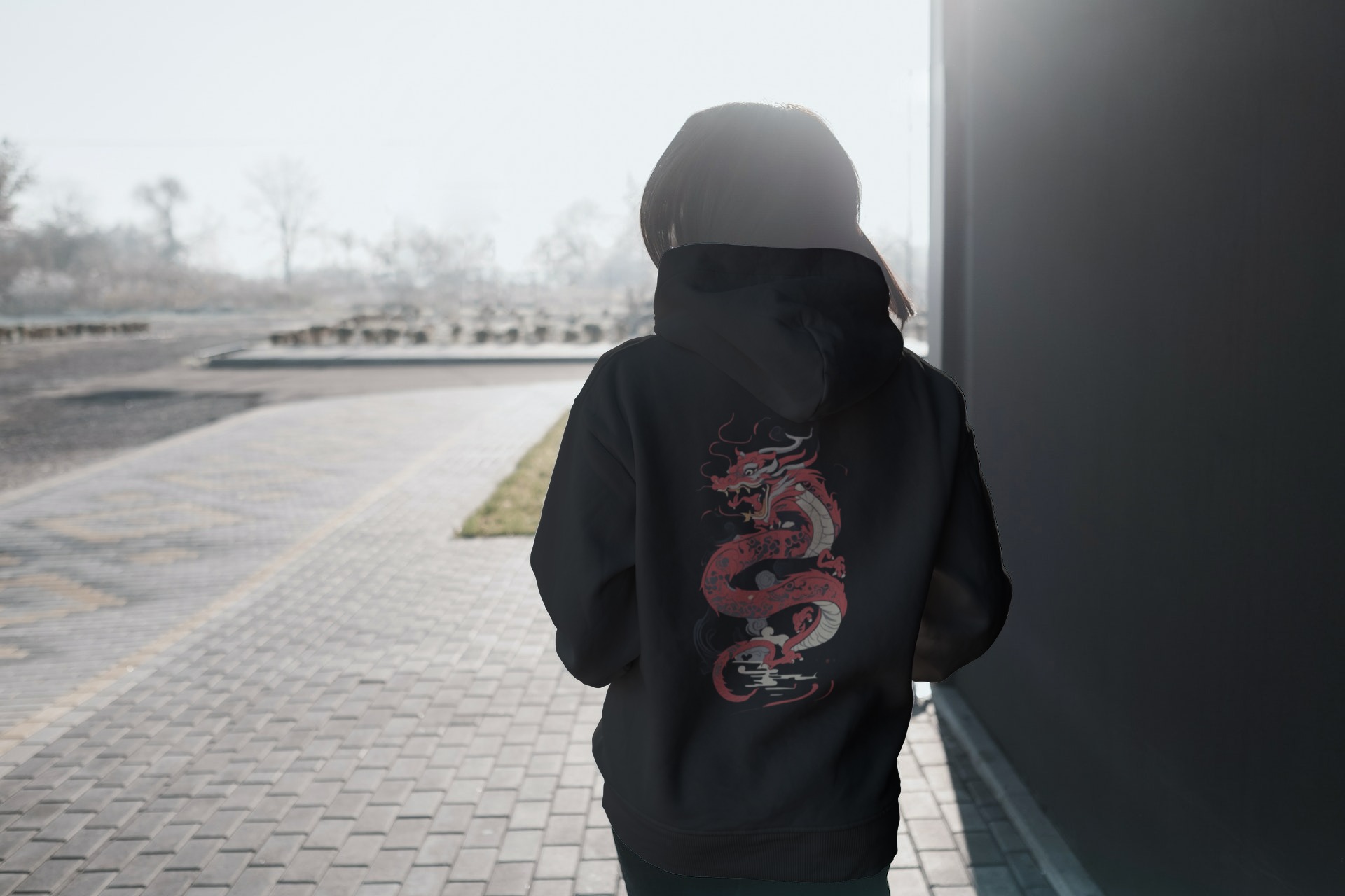 Nome do produto: Moletom Dragão Chinês C/Zíper 