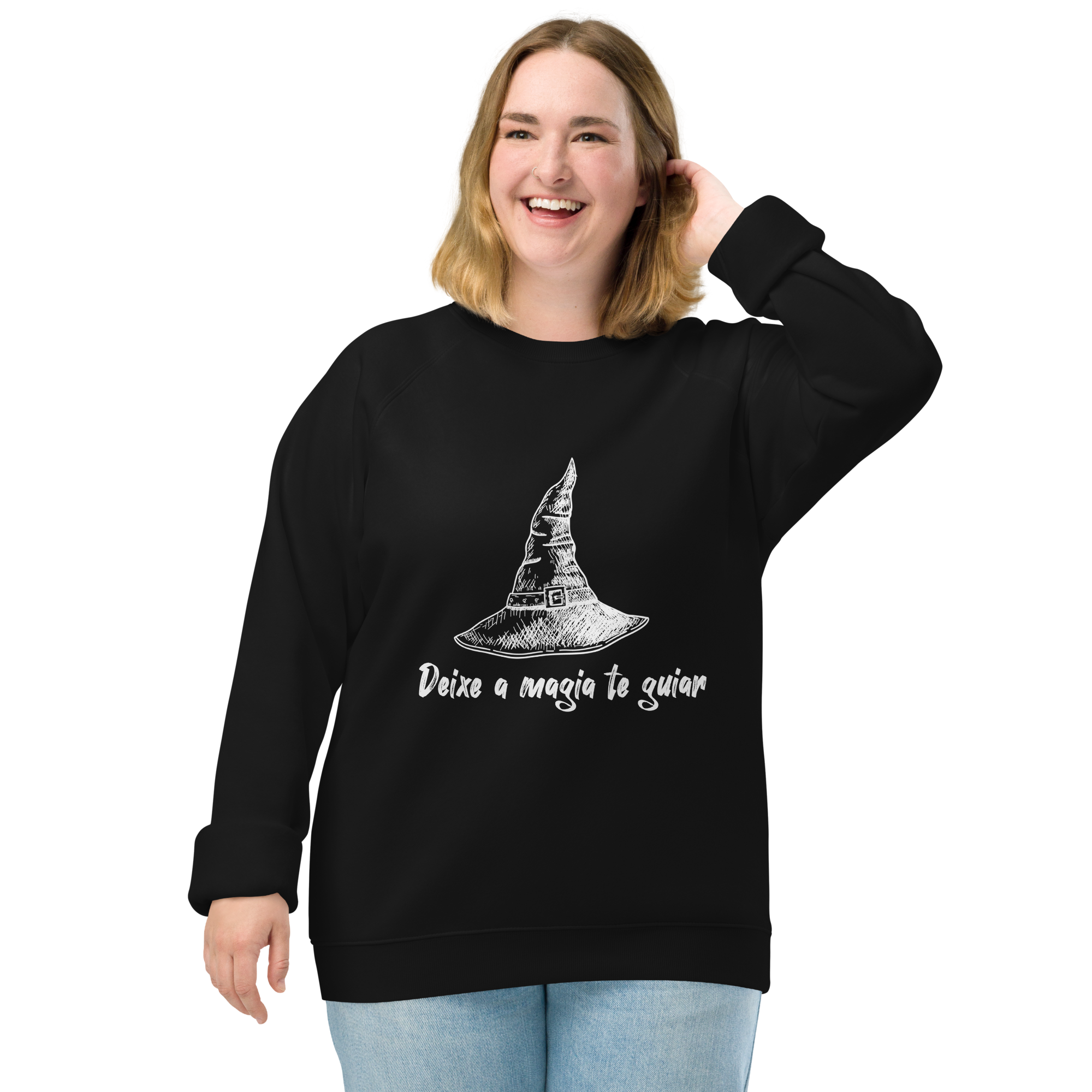 Nome do produto: Moletom Preto - Deixe a magia te guiar
