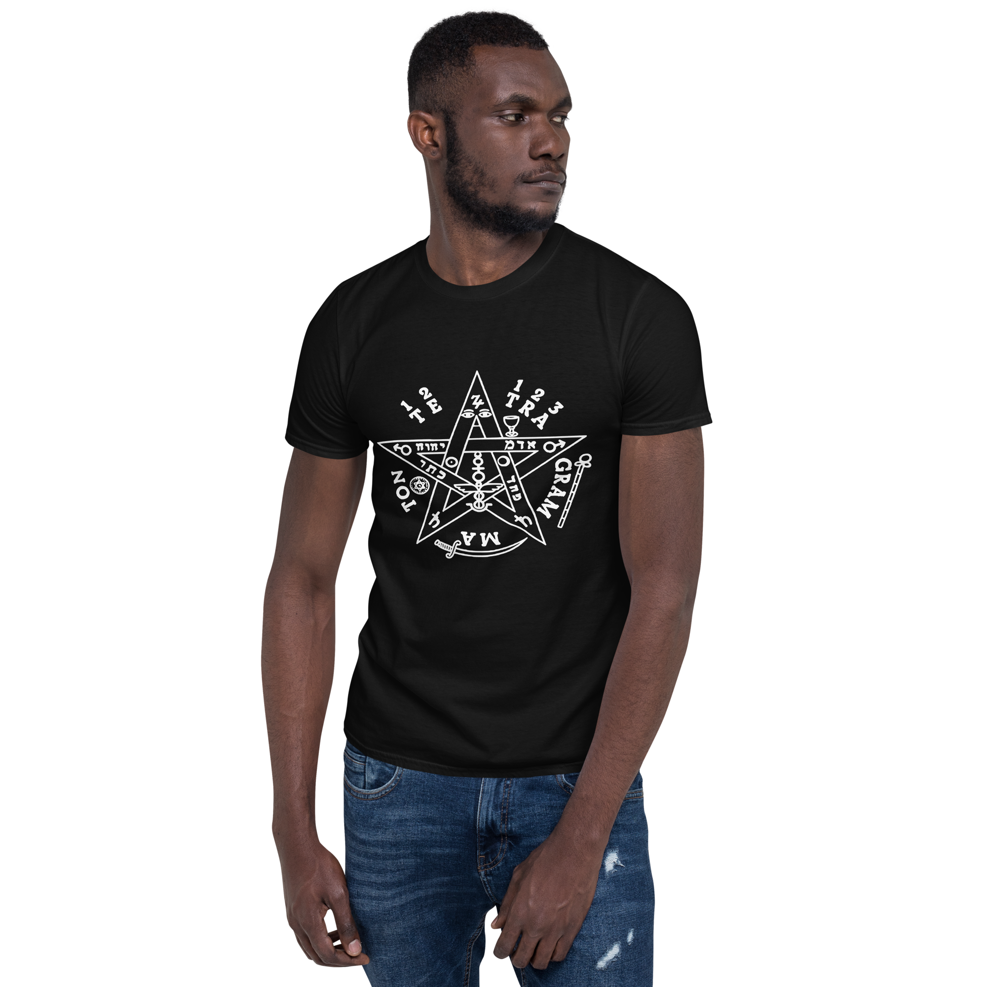 Nome do produto: Camiseta Goétia - Pentagrama de Salomão