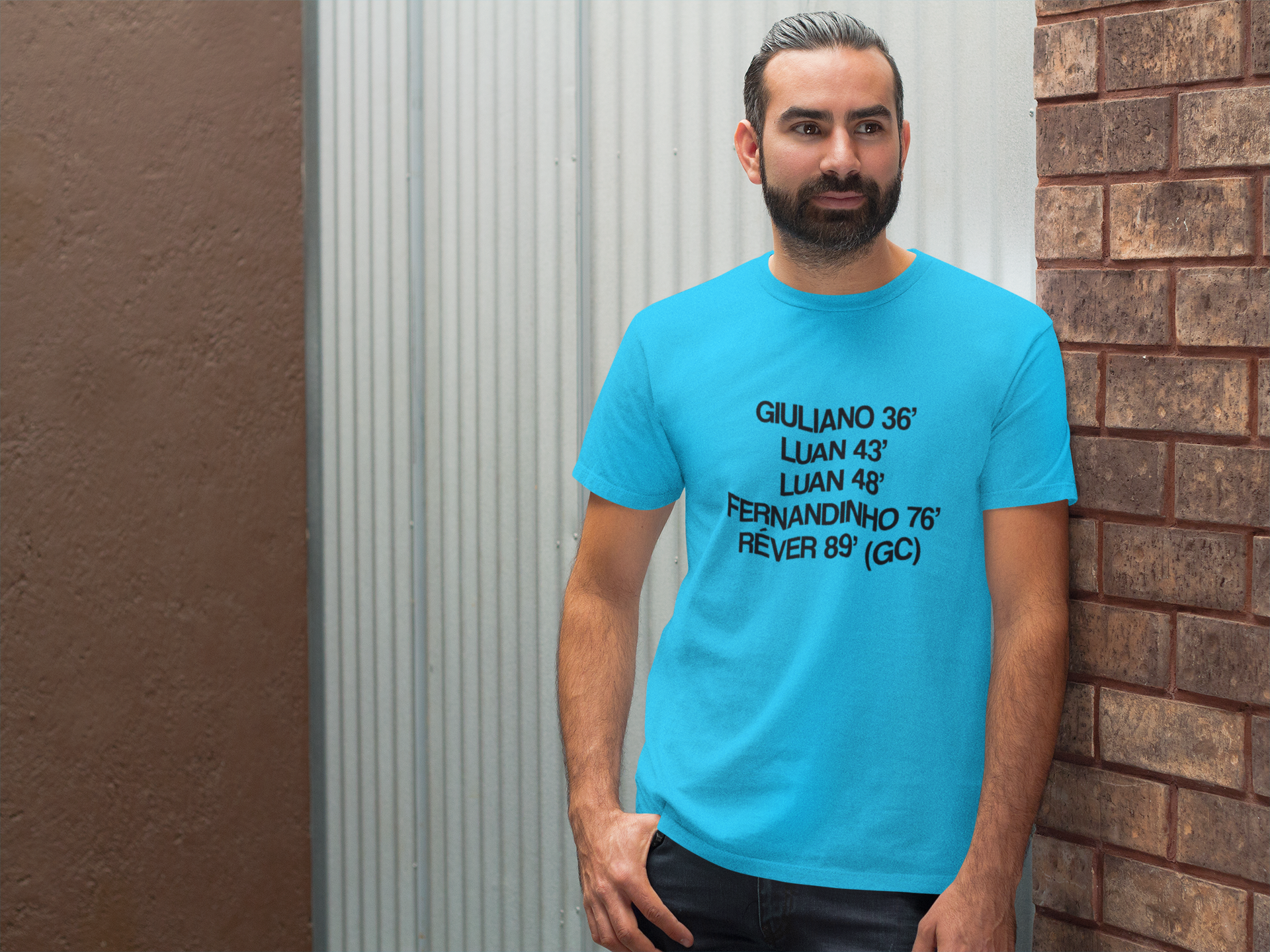 Nome do produto: Camiseta Grenal 407 - Estampa Preta