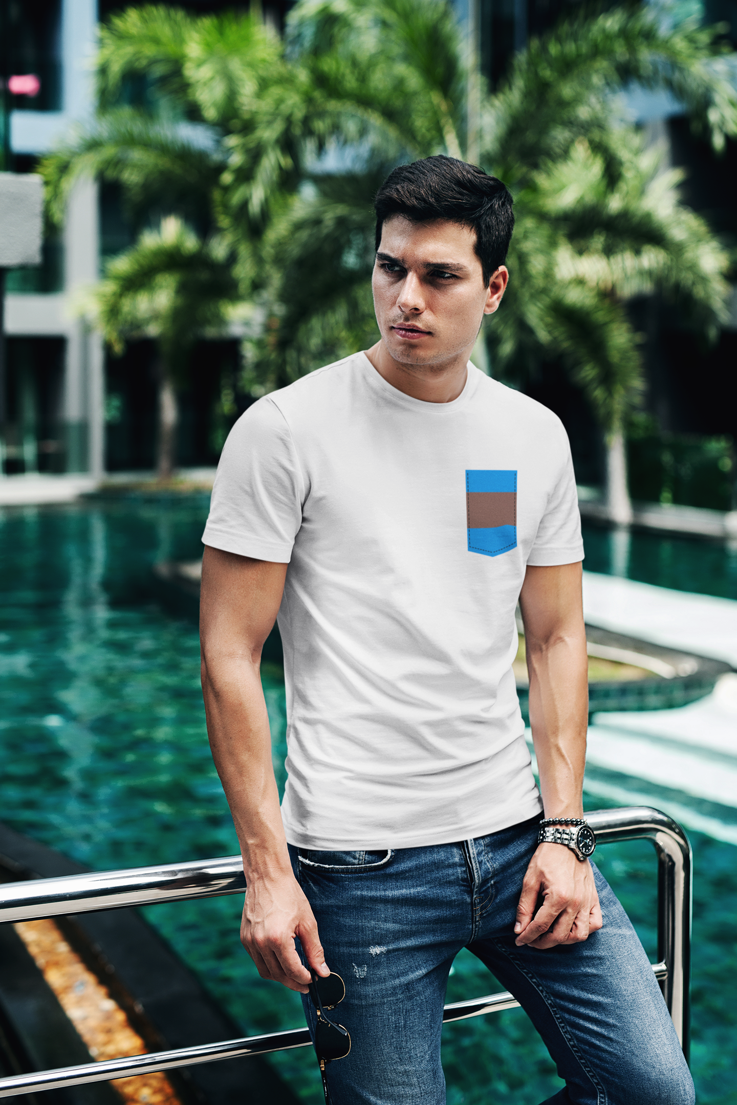 Nome do produto: Camiseta Bolso Havana