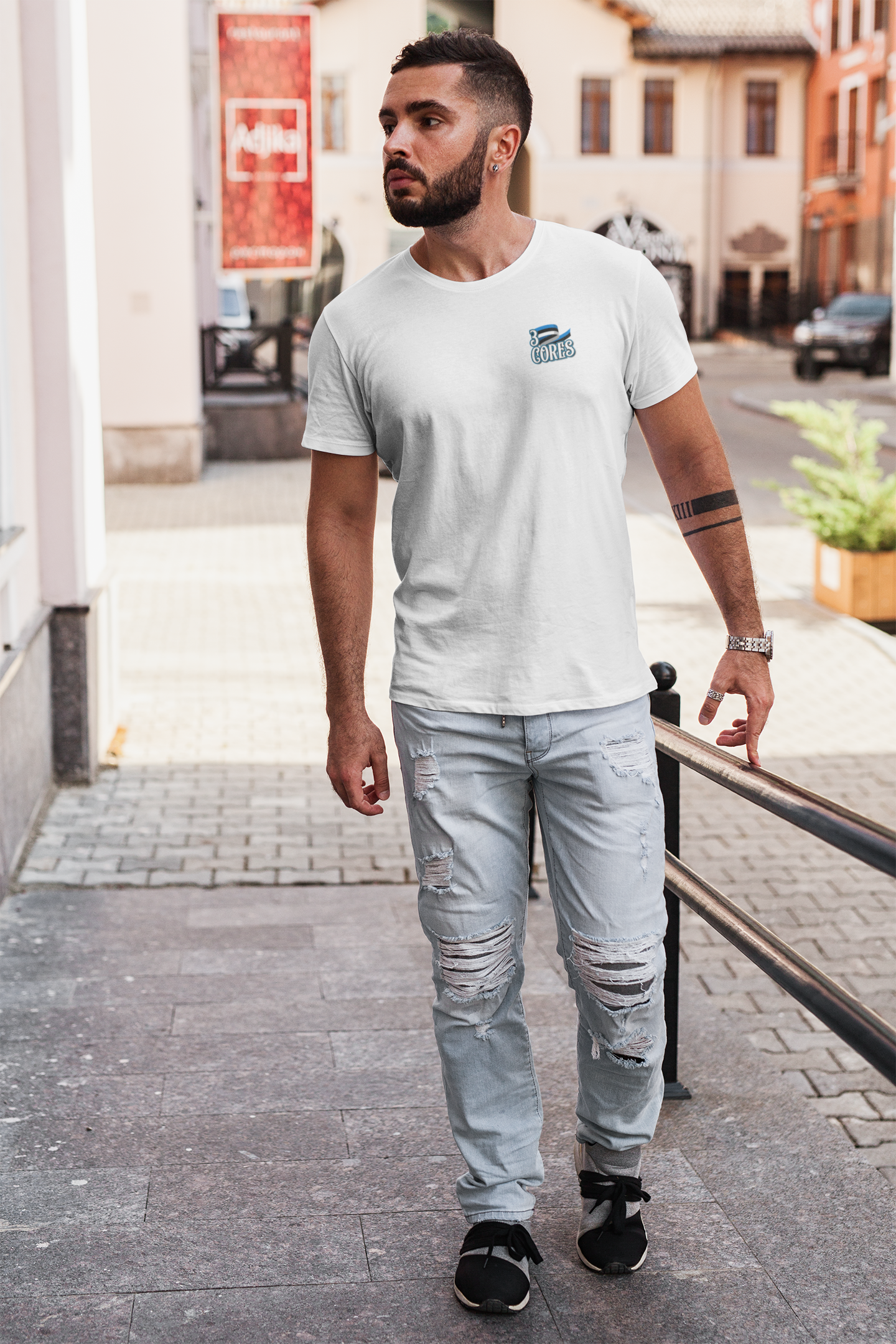 Nome do produto: Camiseta 3 Cores: Legado Tricolor Casual 