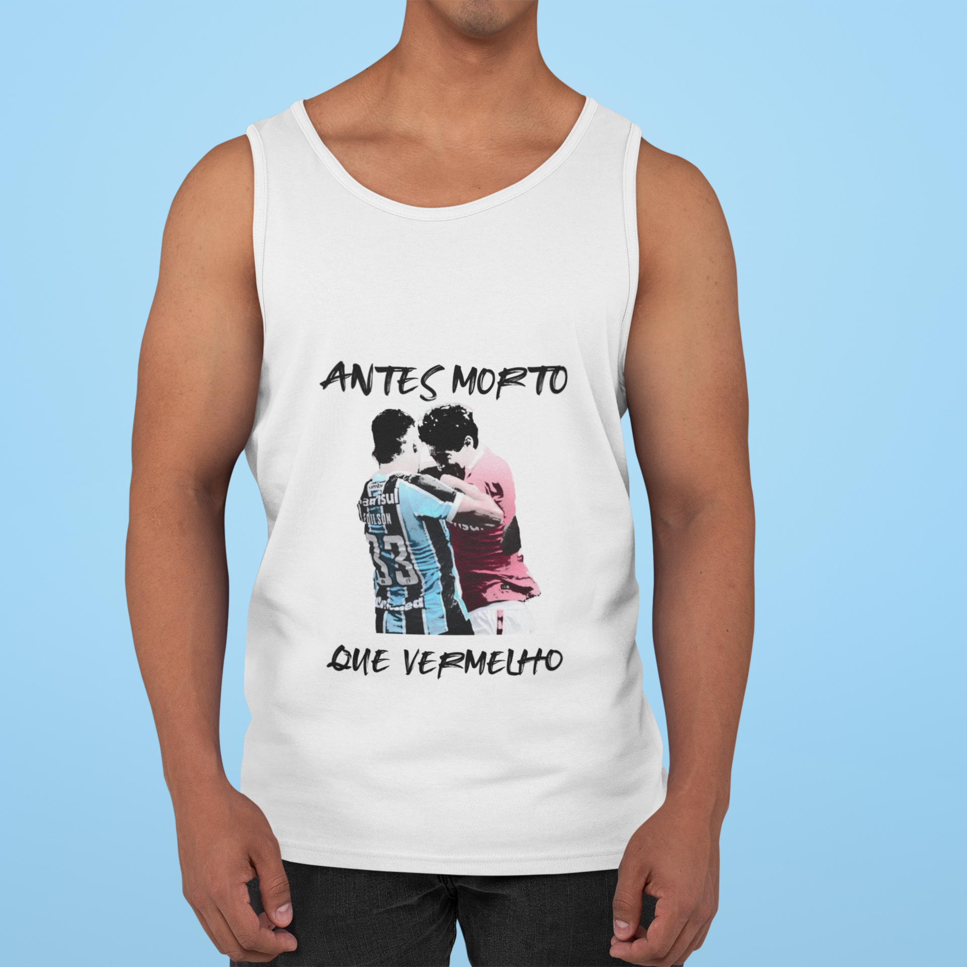 Nome do produto: Regata Antes Morto Que Vermelho