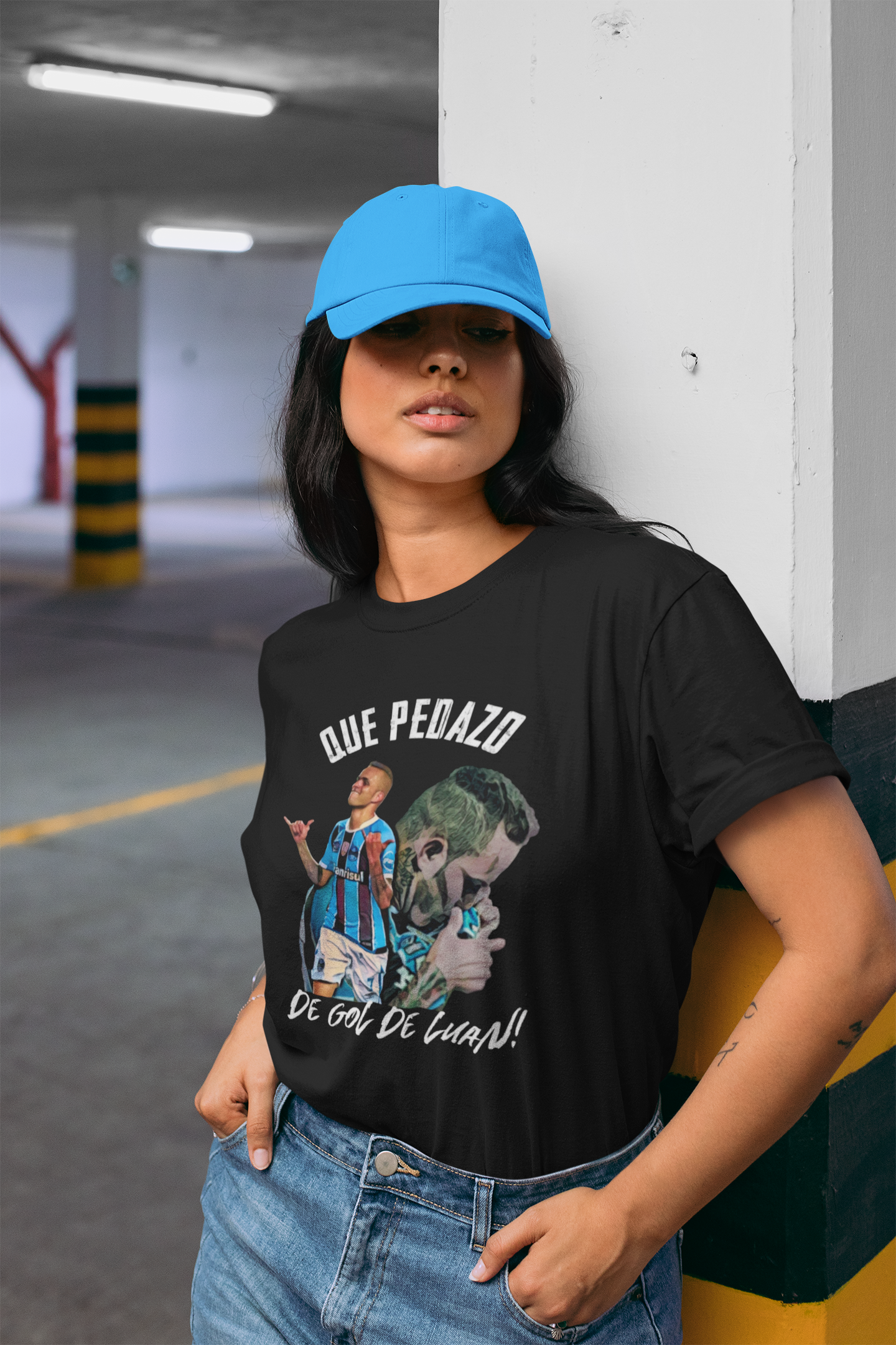 Nome do produto: Baby Look Que Pedazo de Gol - Estampa Clara