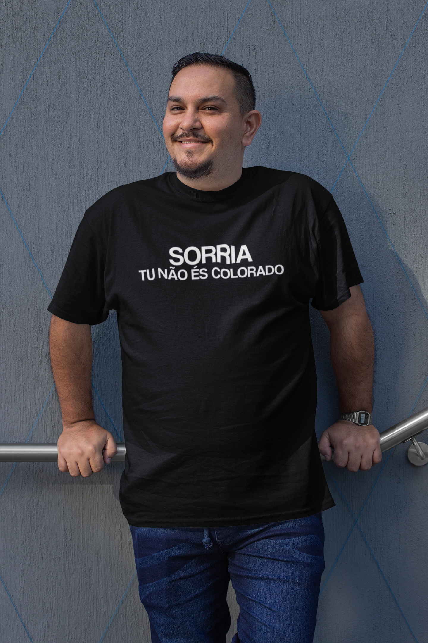 Nome do produto: Sorria, tu não és colorado! Plus Size - Estampa Clara