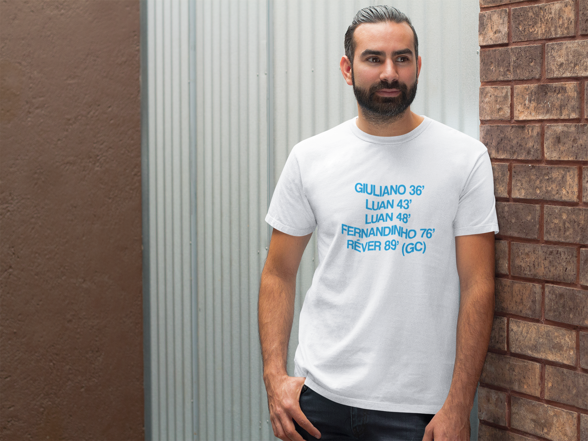 Nome do produto: Camiseta Grenal 407 - Estampa Azul