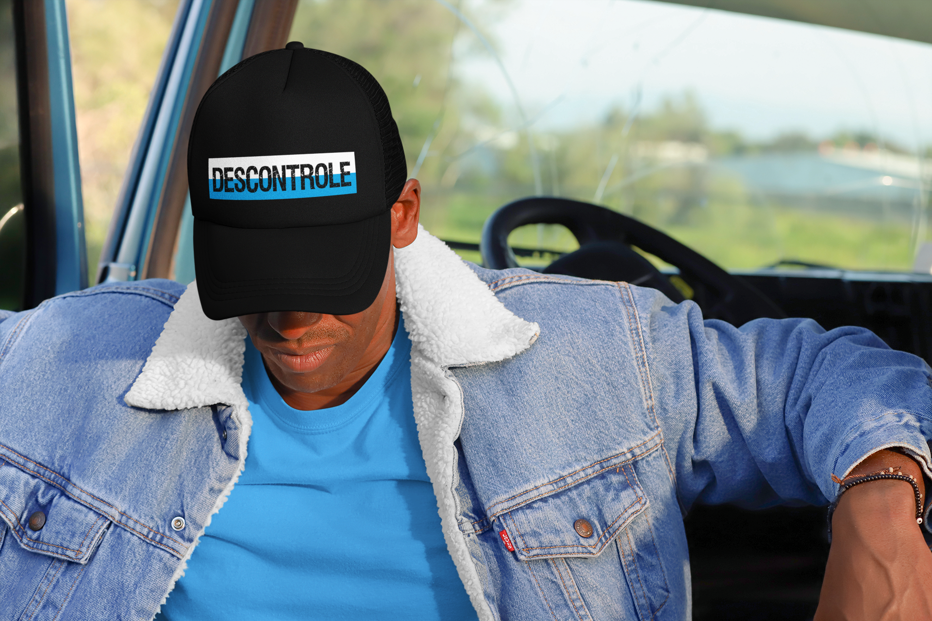 Nome do produto: Boné Trucker Descontrole - Preto