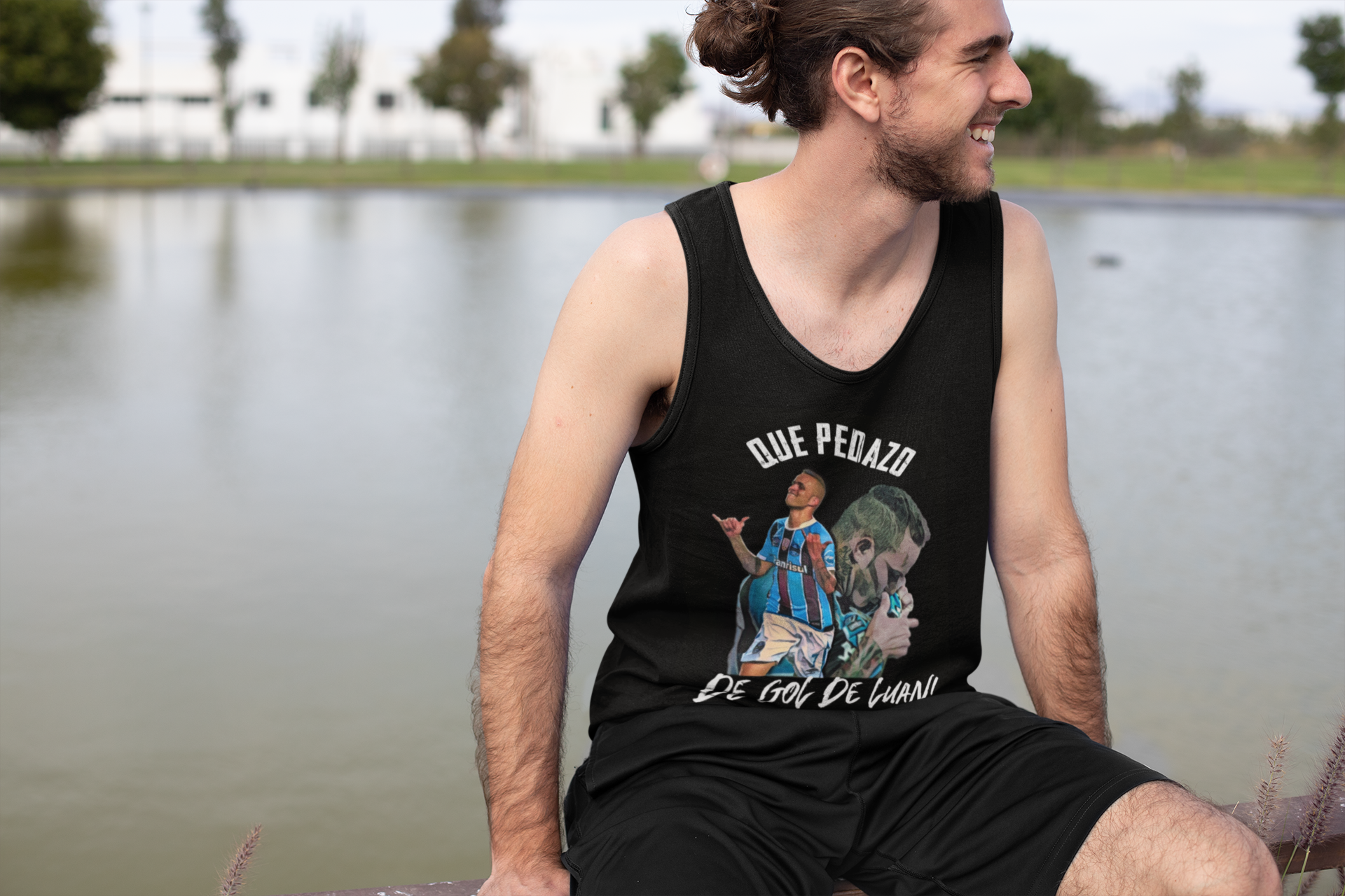 Nome do produto: Regata Que Pedazo de Gol - Preta