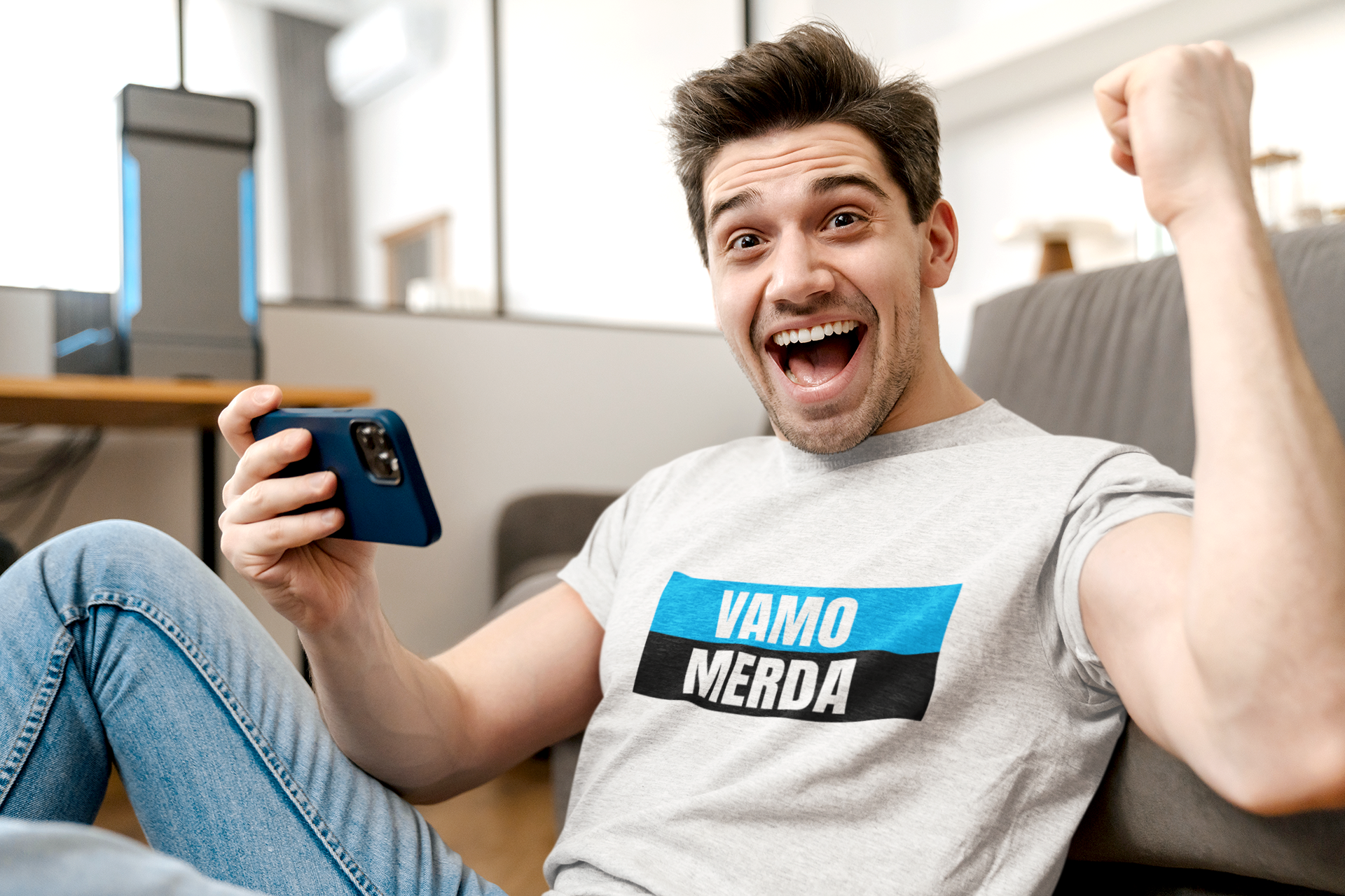 Nome do produto: Camiseta Vamo Merda