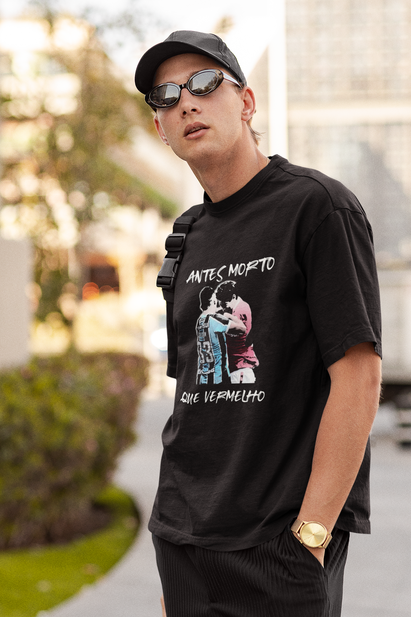 Nome do produto: Camiseta Antes Morto Que Vermelho - Estampa Clara