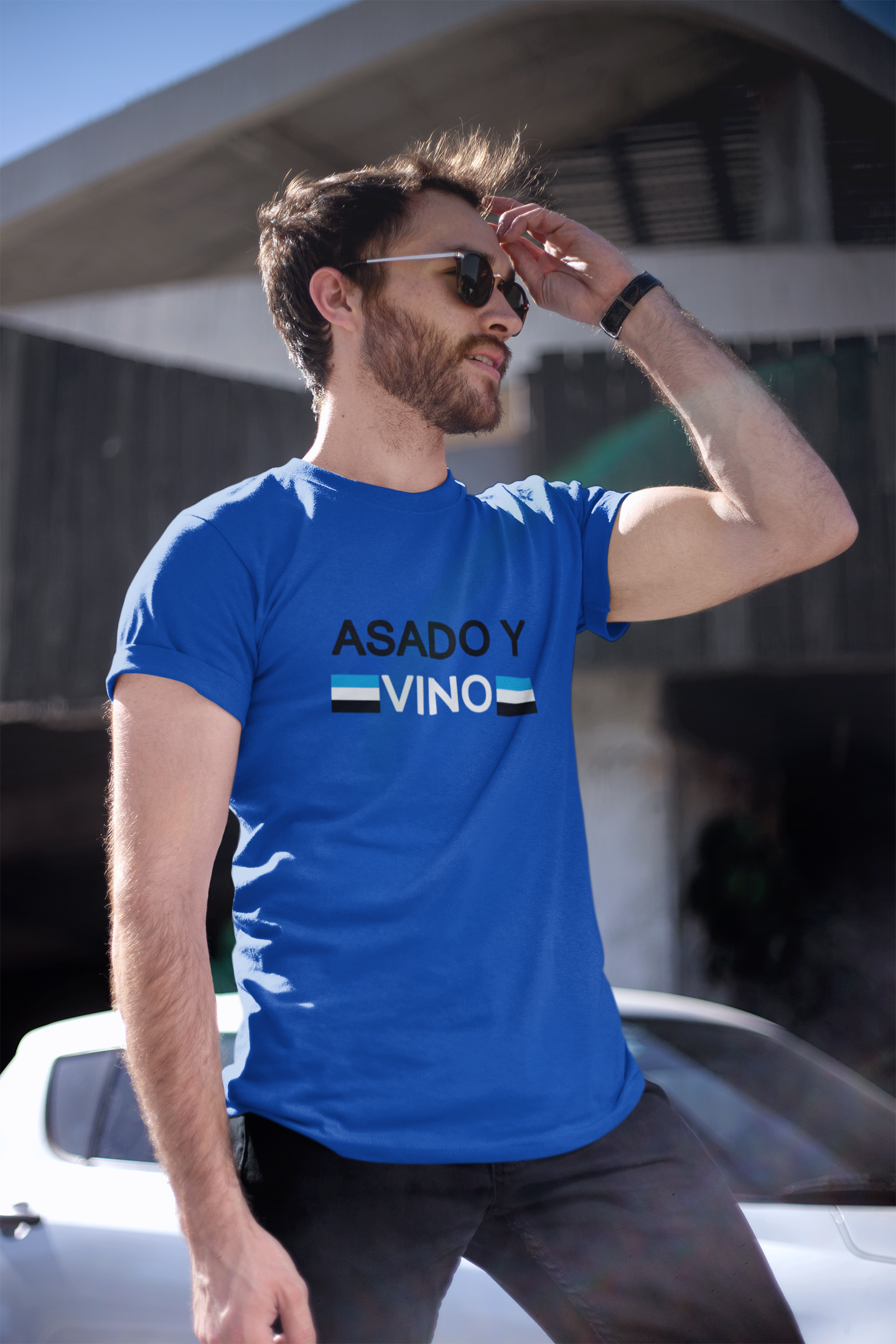 Nome do produto: Camiseta Asado y Vino