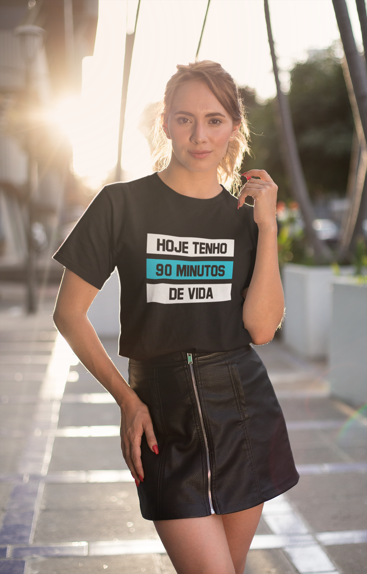 Nome do produto: Baby Look Hoje tenho 90 minutos de vida