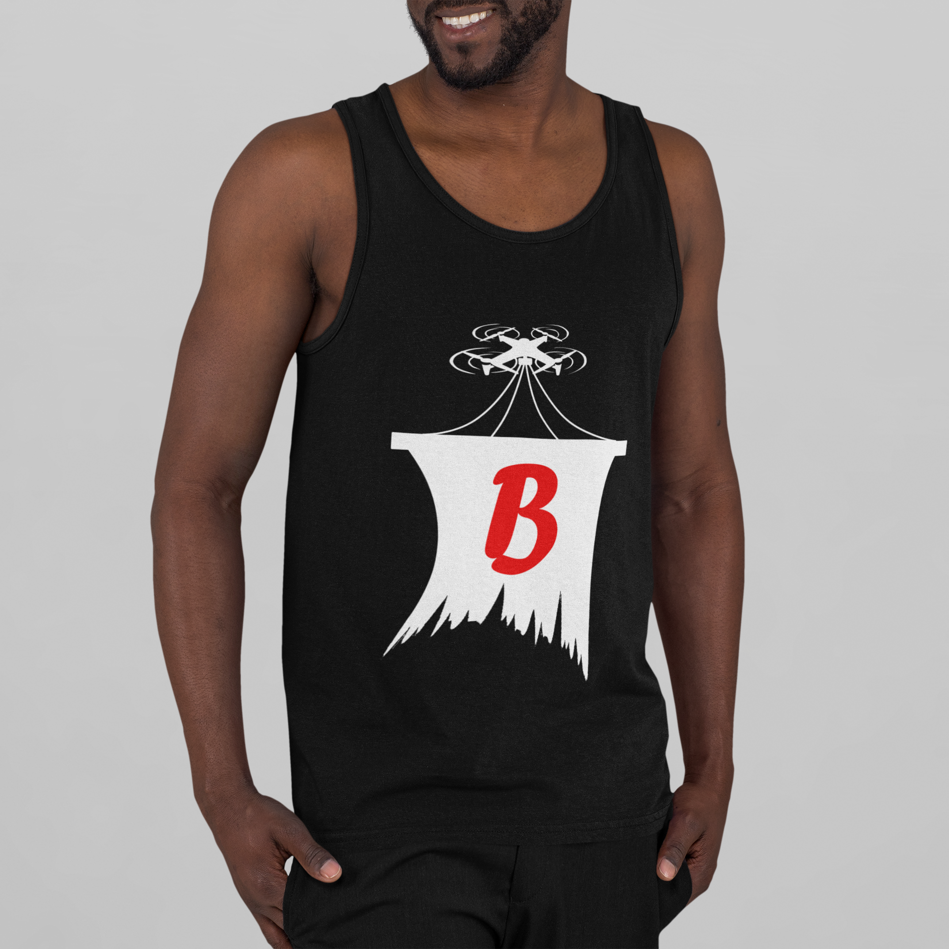 Nome do produto: Regata Drone da B - Preta