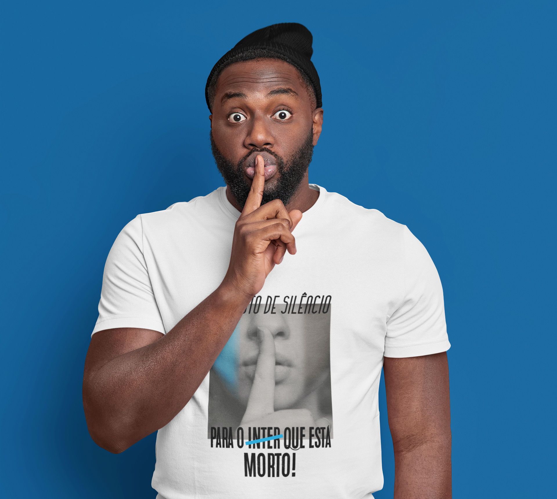 Nome do produto: Camiseta Casual 1 minuto de silêncio