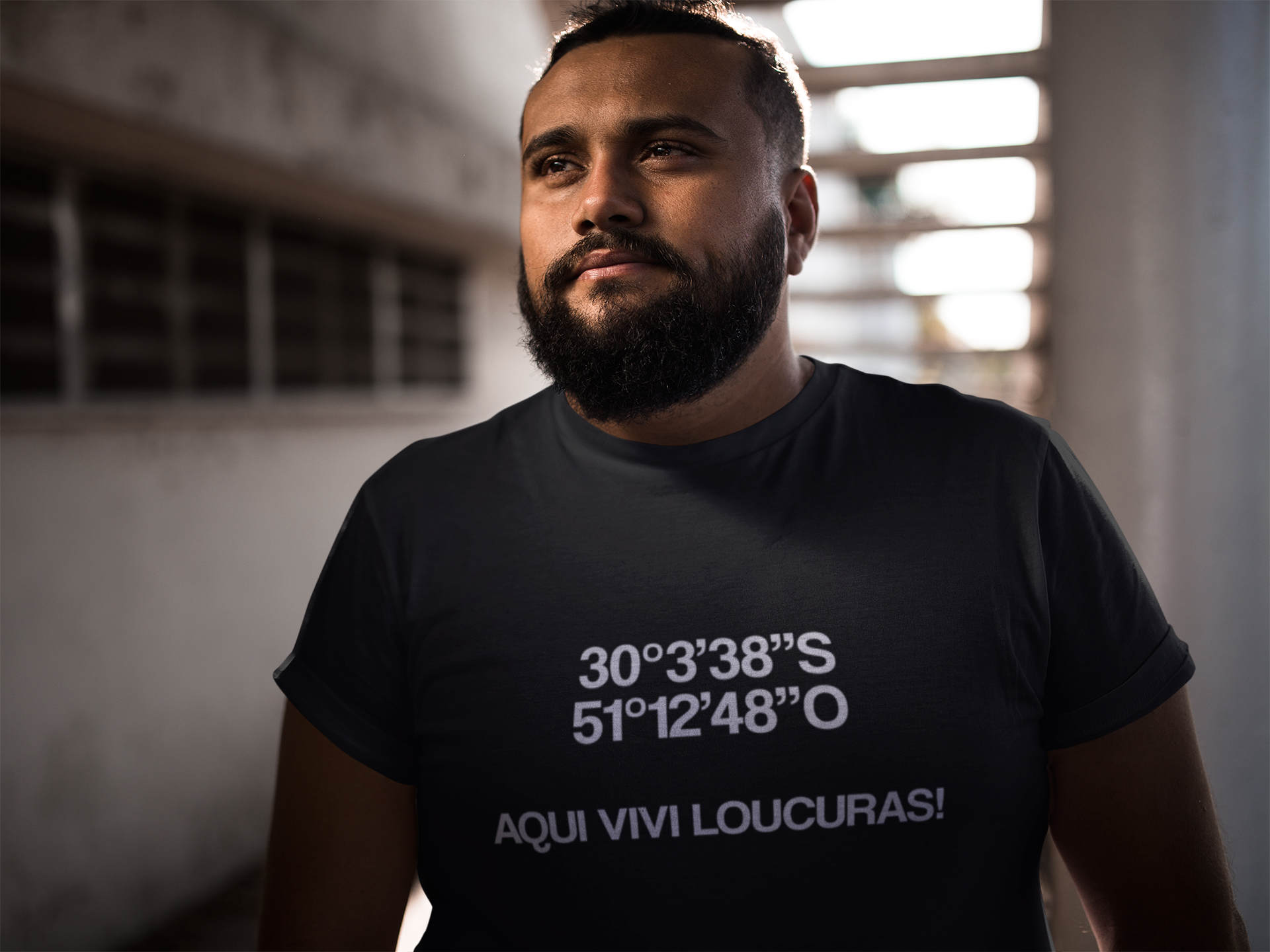 Nome do produto: Coordenadas do Olímpico: Aqui vivi loucuras! Plus Size - Escura