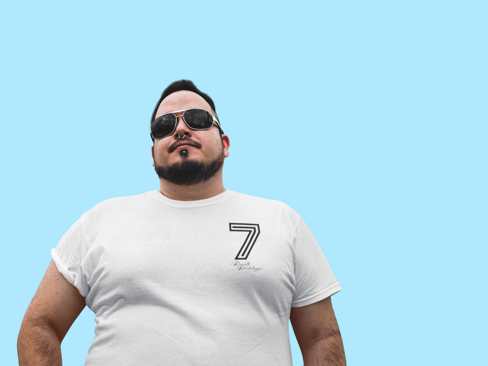 Nome do produto: 7 Renato Plus Size - Estampa Preta