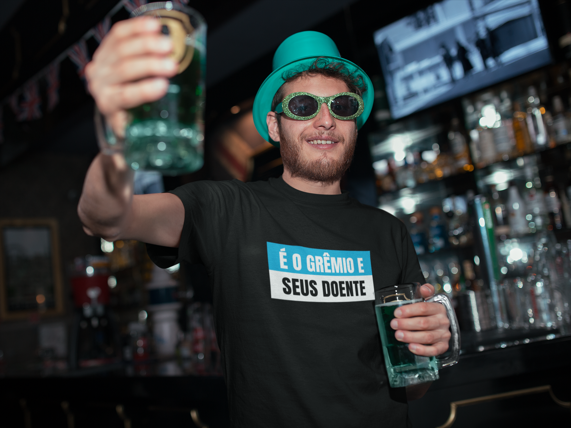 Nome do produto: Camiseta É o Grêmio e seus doente - Preta