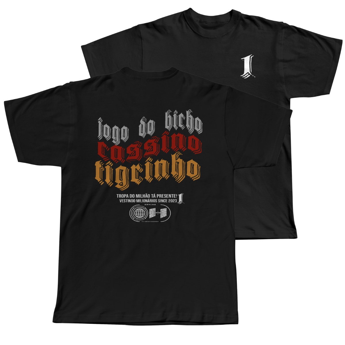 Nome do produto: Camiseta Milionária - Apostador de sucesso