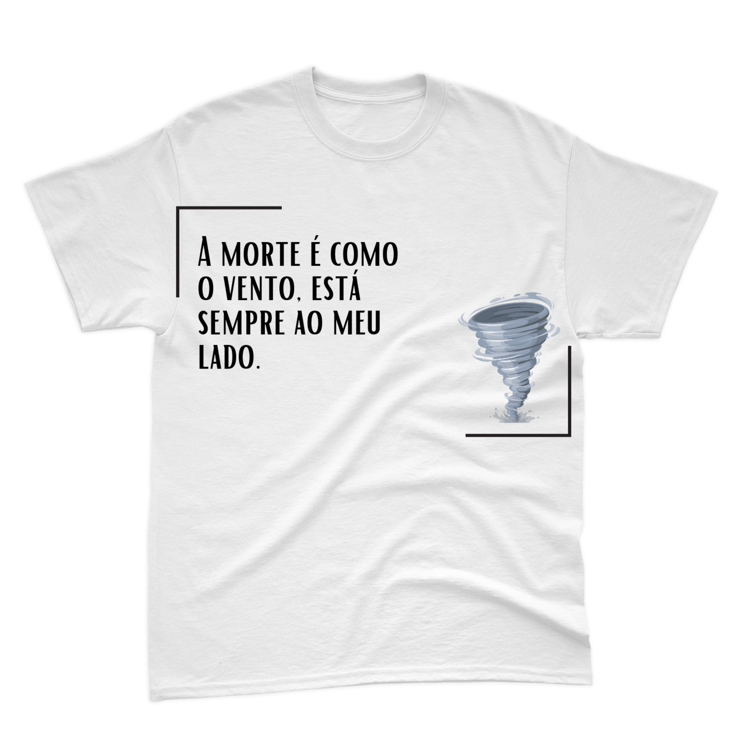 Nome do produto: Camiseta Yasuo Branca - A morte é como o vento, está sempre ao meu lado