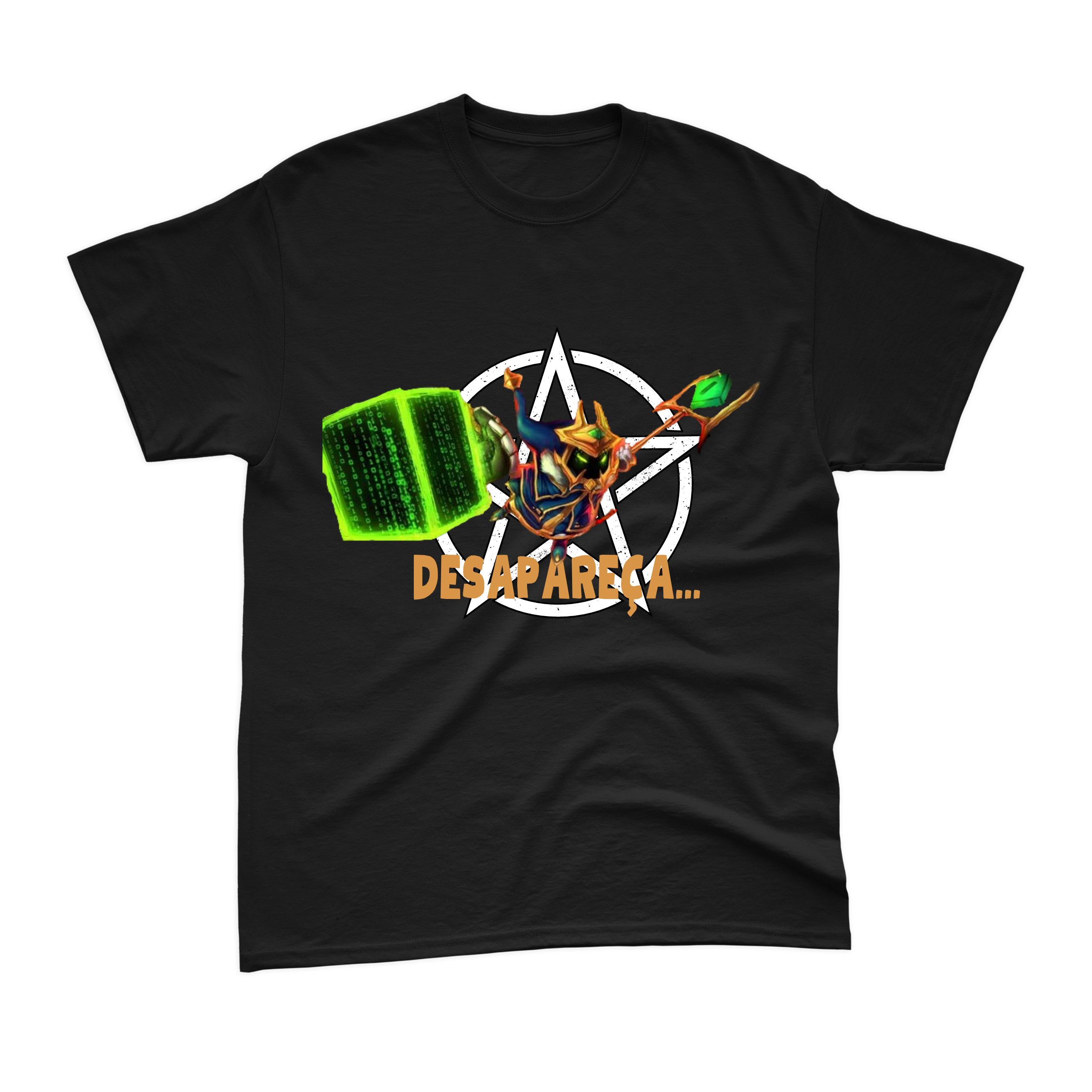 Nome do produto: Camiseta Veigar Desapareça Preta