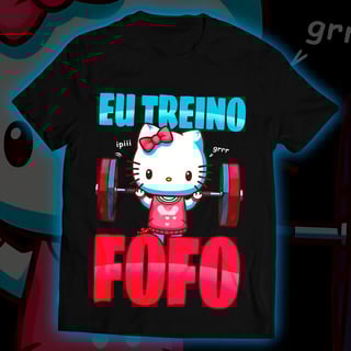 Camiseta - Eu Treino Fofo