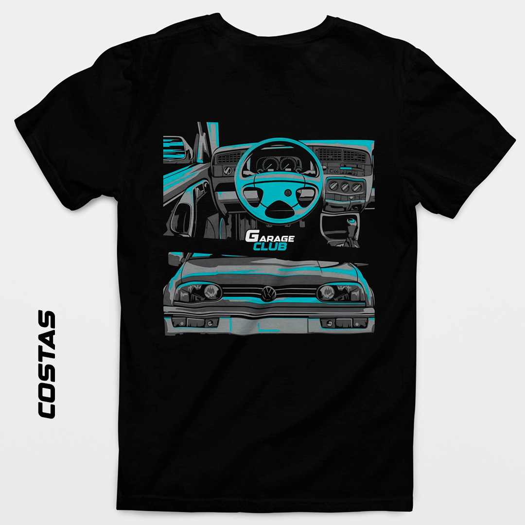 Nome do produto: CAMISETA VOLKSWAGEN INTERIOR - COSTAS
